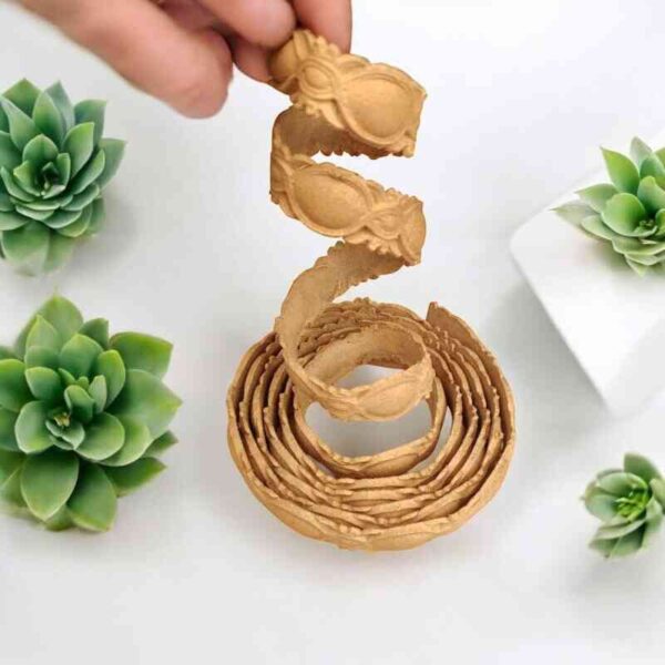 Rollo Flexible de madera CORD132 de 35mm ancho x 2 metros de largo - Imagen 2